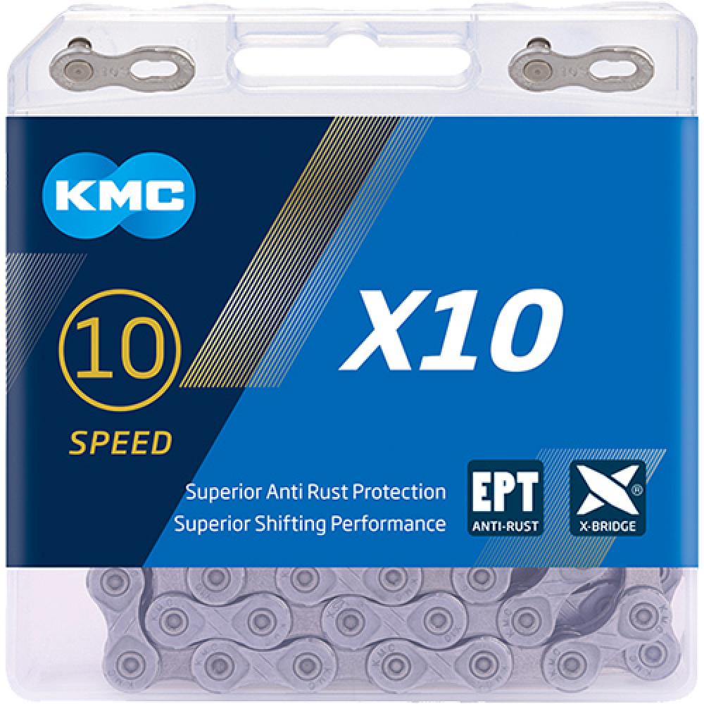 KMC Kette X10 EPT für 10-fach 114-Glieder