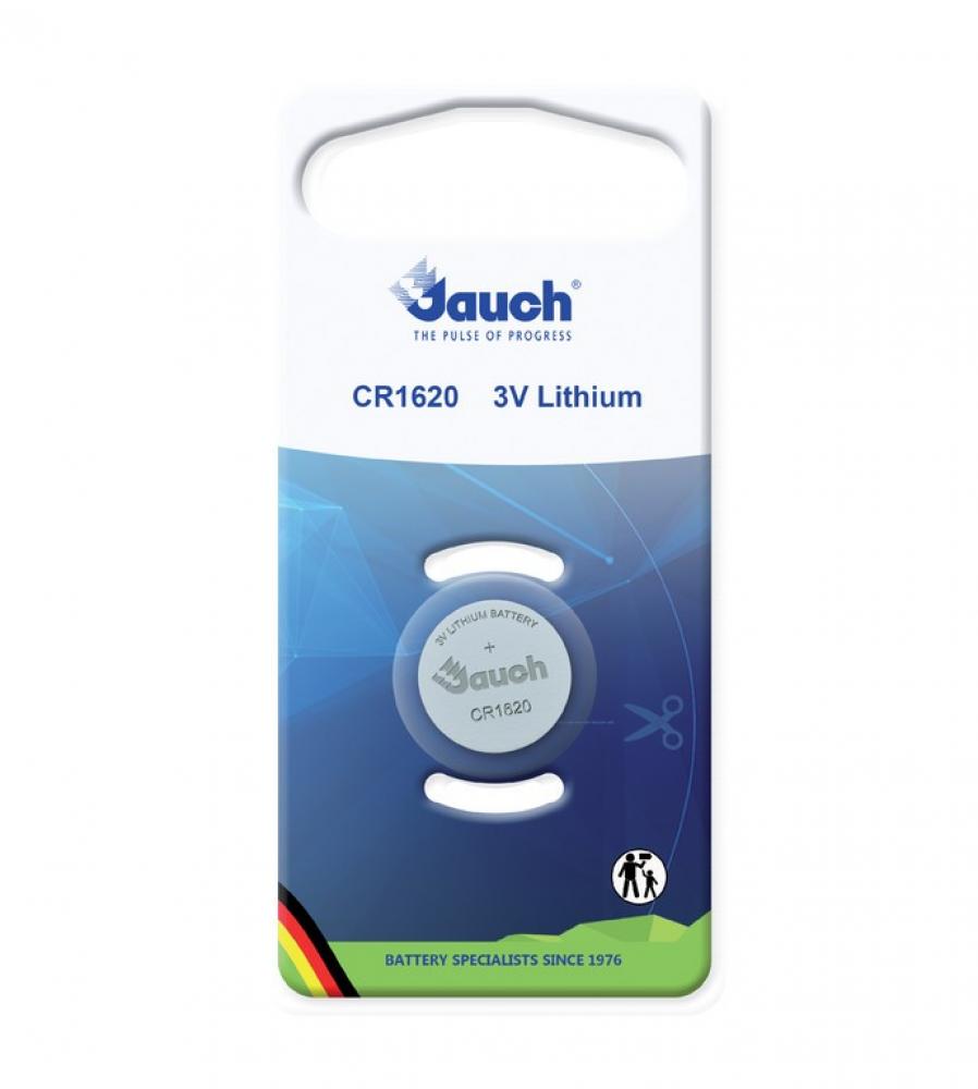 Jauch Batterie Knopfzelle CR1620 Lithium 3,0 V 75mAh